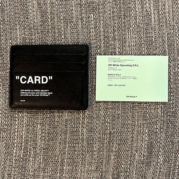 Off-White Quote Card Holder - Picture 3 of 10